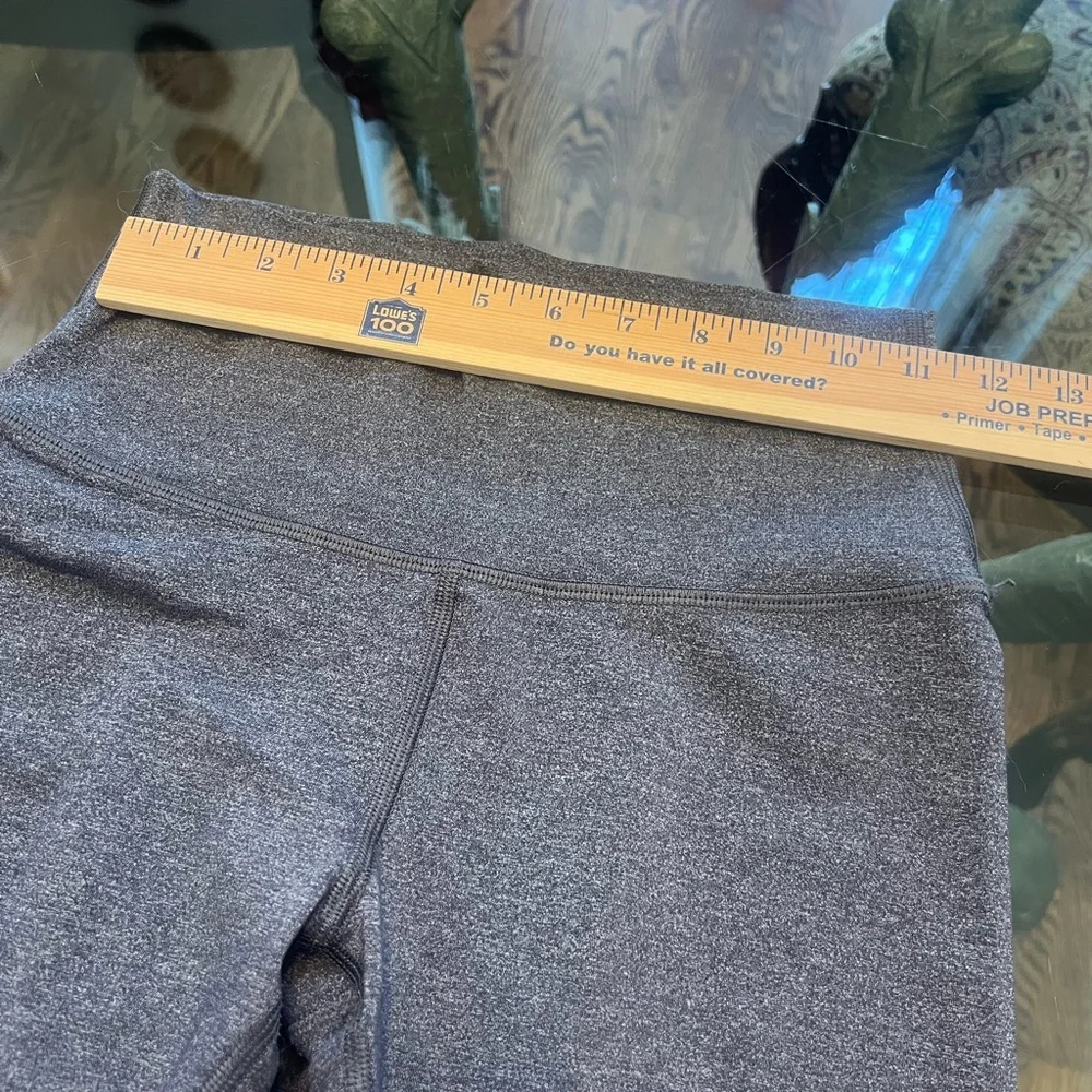 Lululemon Wunder Under Hi-Rise Cropped Leggings Womens Size 6 Gray Heathered
